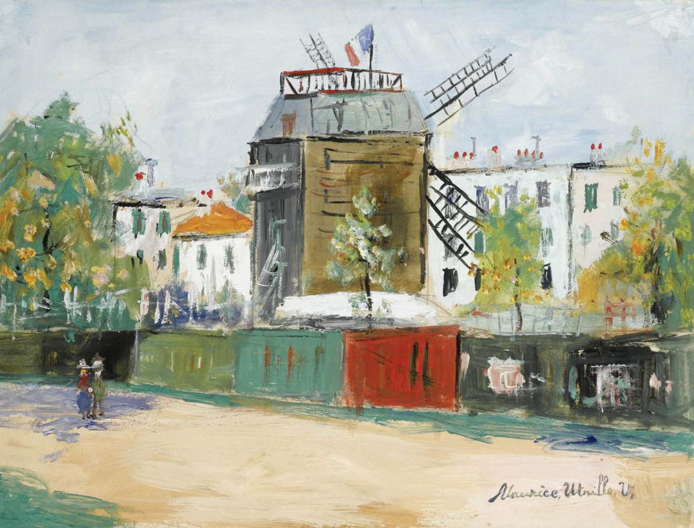 Maurice Utrillo Le Moulin de la Galette, 1934 oil painting reproduction