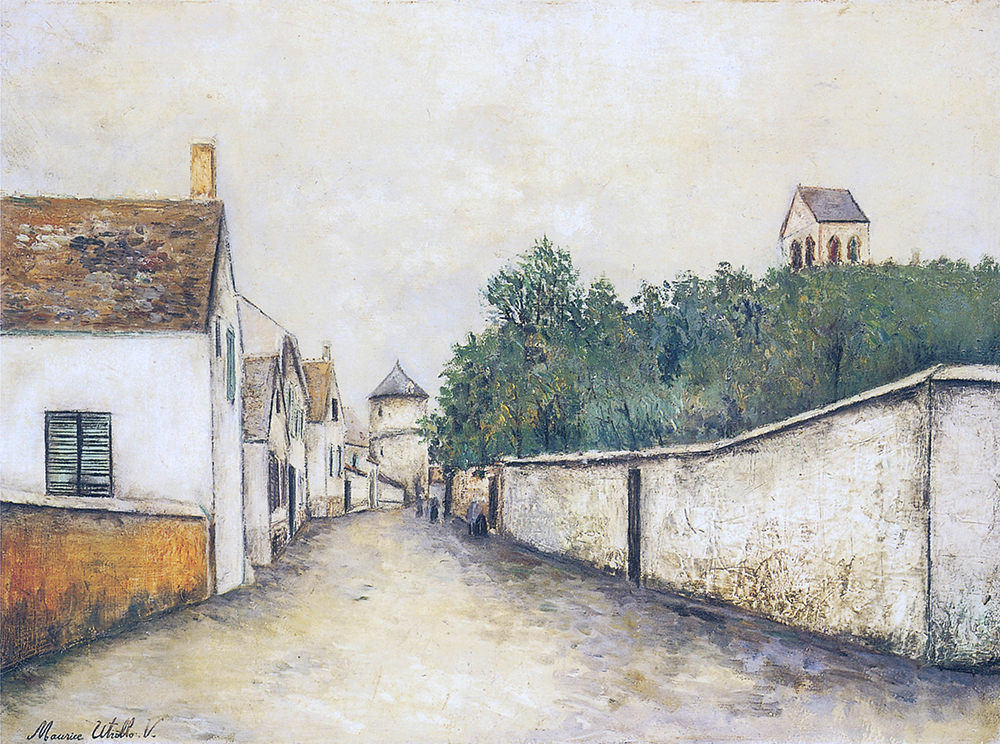 Maurice Utrillo Marizy Sainte Genevieve, 1910 oil painting reproduction