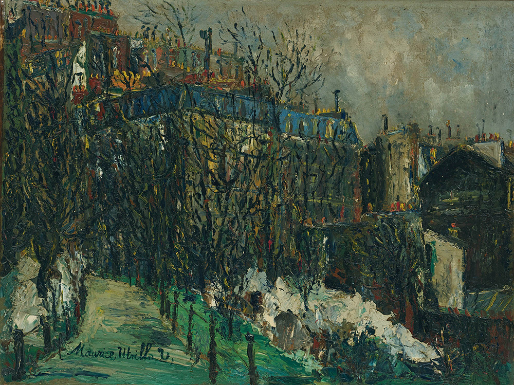 Maurice Utrillo Montmartre, 1909 oil painting reproduction