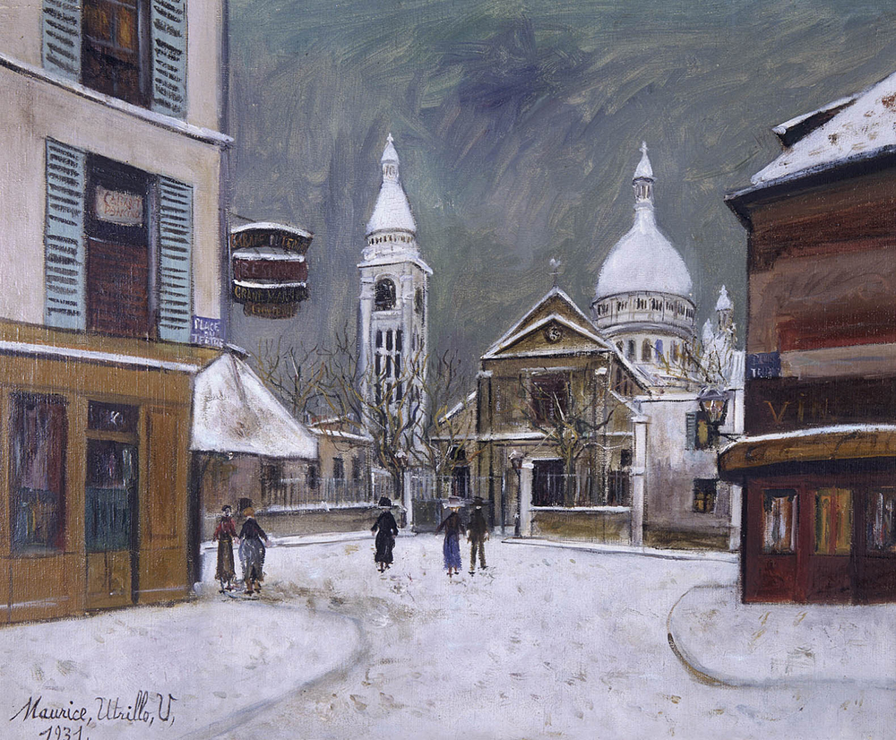 Maurice Utrillo Montmartre, 1931 oil painting reproduction