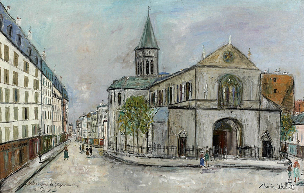 Maurice Utrillo Notre-Dame de Clignantcourt, 1938-39 oil painting reproduction