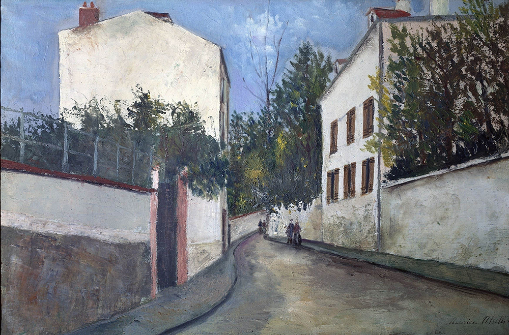 Maurice Utrillo Road at Sannois, 1912 oil painting reproduction