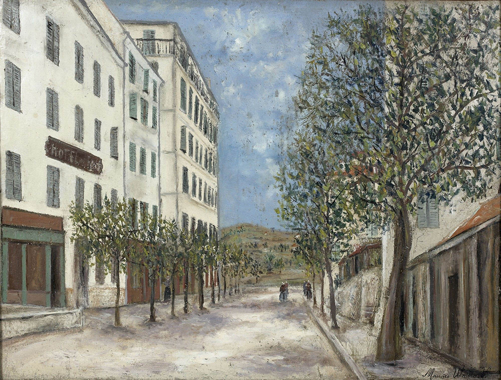 Maurice Utrillo Rue Corte (Corse), 1912-14 oil painting reproduction