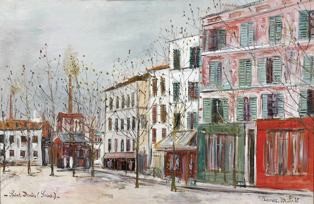 Maurice Utrillo Saint-Denis, 1930 oil painting reproduction