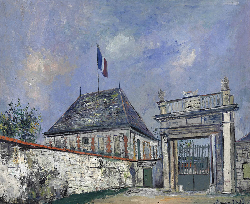 Maurice Utrillo Soissons, the Arquebuse, the Port, 1918 oil painting reproduction