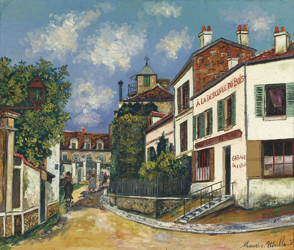 Maurice Utrillo Street Scene 01 oil painting reproduction