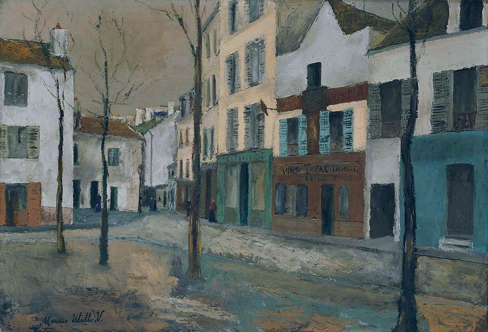 Maurice Utrillo Tertre Square, 1911-12 oil painting reproduction