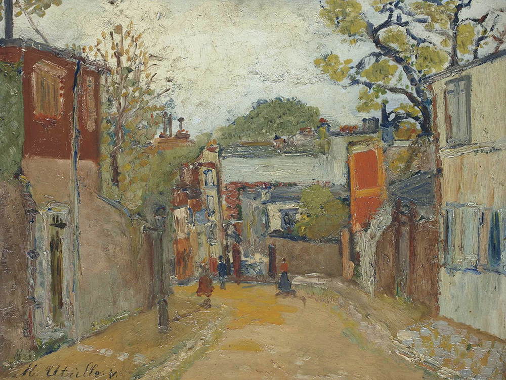 Maurice Utrillo The Abreuvoir Street, 1905-06 oil painting reproduction