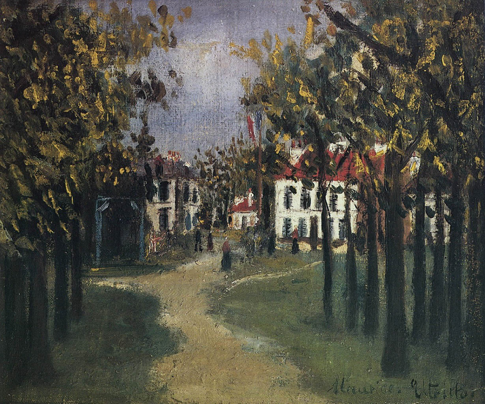 Maurice Utrillo The Button Pinson at Montmagny, 1910 oil painting reproduction