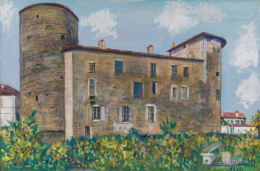 Maurice Utrillo The Castle at Anse (Rhone), 1930 oil painting reproduction
