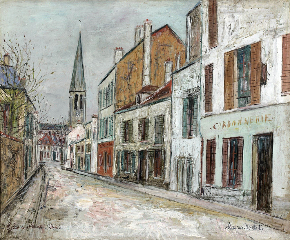 Maurice Utrillo The Church at Stains, 1930 oil painting reproduction