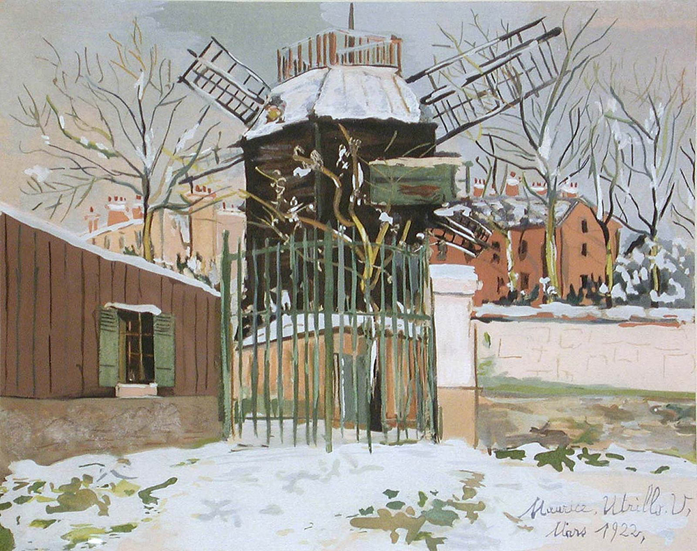 Maurice Utrillo The Mill, 1922 oil painting reproduction