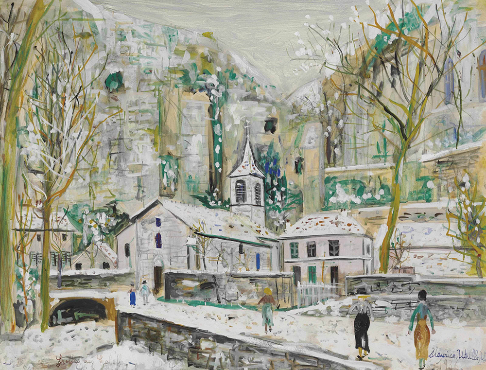 Maurice Utrillo The Tunnel and Grottes des Echelles at Savoie, 1936 oil painting reproduction