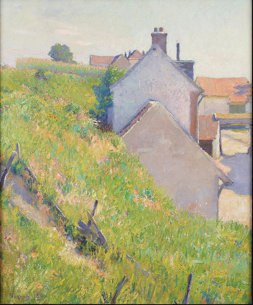 Robert Vonnoh A Sunlite Hillside oil painting reproduction