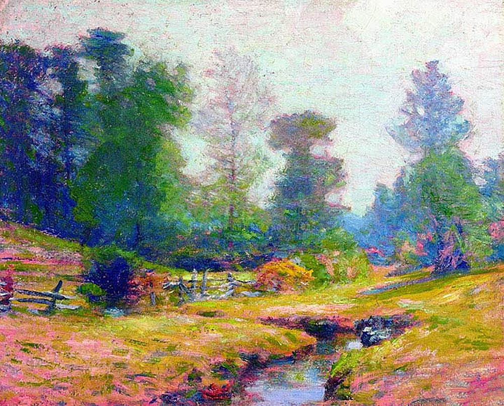 Robert Vonnoh Morning, Pleasant Valley, Lyme, Connecticut oil painting reproduction