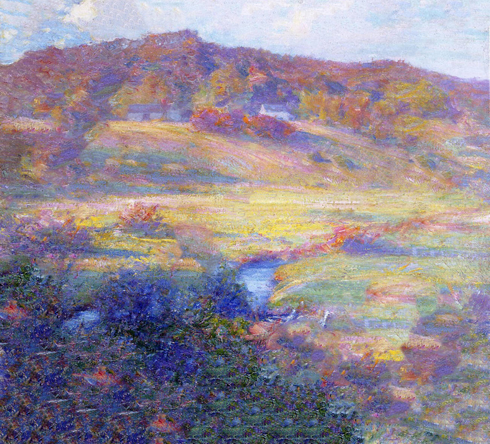 Robert Vonnoh Turquoise, Rose and Gold oil painting reproduction