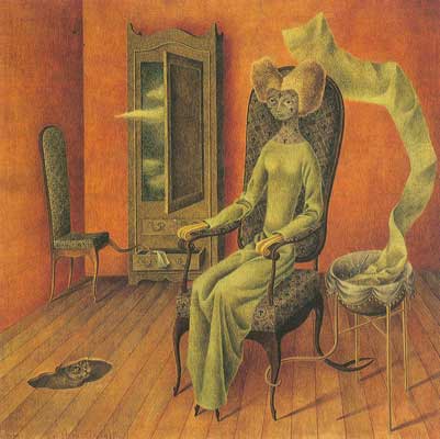 Remedios Varo Mimesis oil painting reproduction