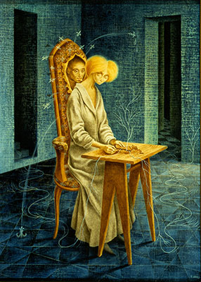 Remedios Varo Uneasy Presence oil painting reproduction
