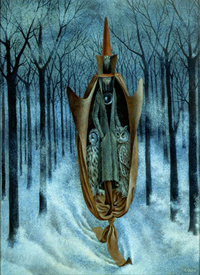 Remedios Varo Skiing oil painting reproduction