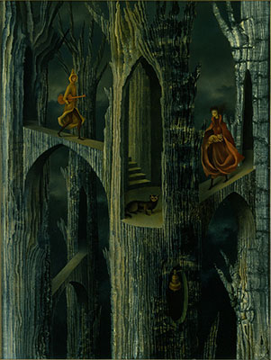 Remedios Varo Architecture oil painting reproduction