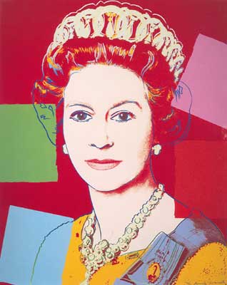 Andy Warhol Reigning Queens, Queen Elizabeth II oil painting reproduction