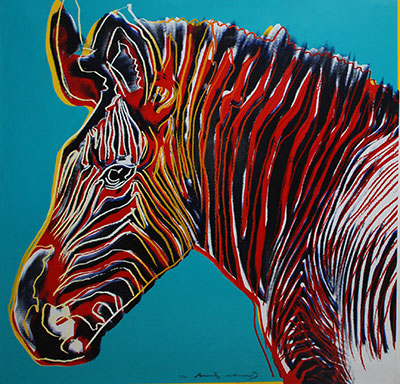 Andy Warhol Zebra oil painting reproduction