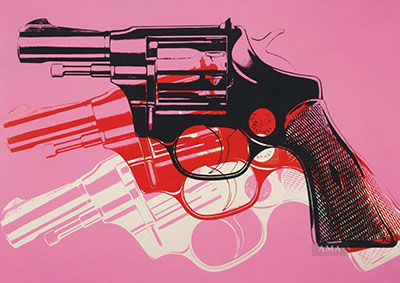Andy Warhol Gun oil painting reproduction