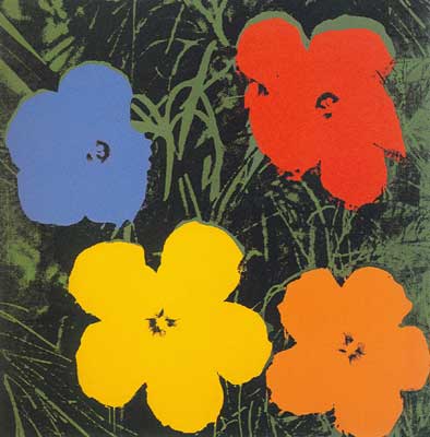 Andy Warhol Flowers oil painting reproduction