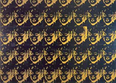 Andy Warhol Forty Gold Marilyns oil painting reproduction