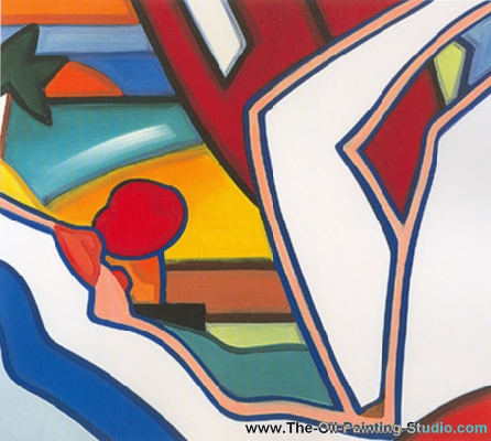 Tom Wesselmann Sunset Nude (Variation #2) oil painting reproduction