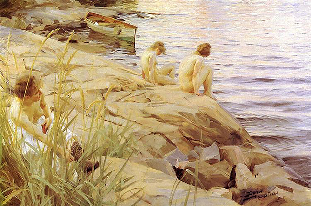 Anders Zorn Out, 1888 oil painting reproduction