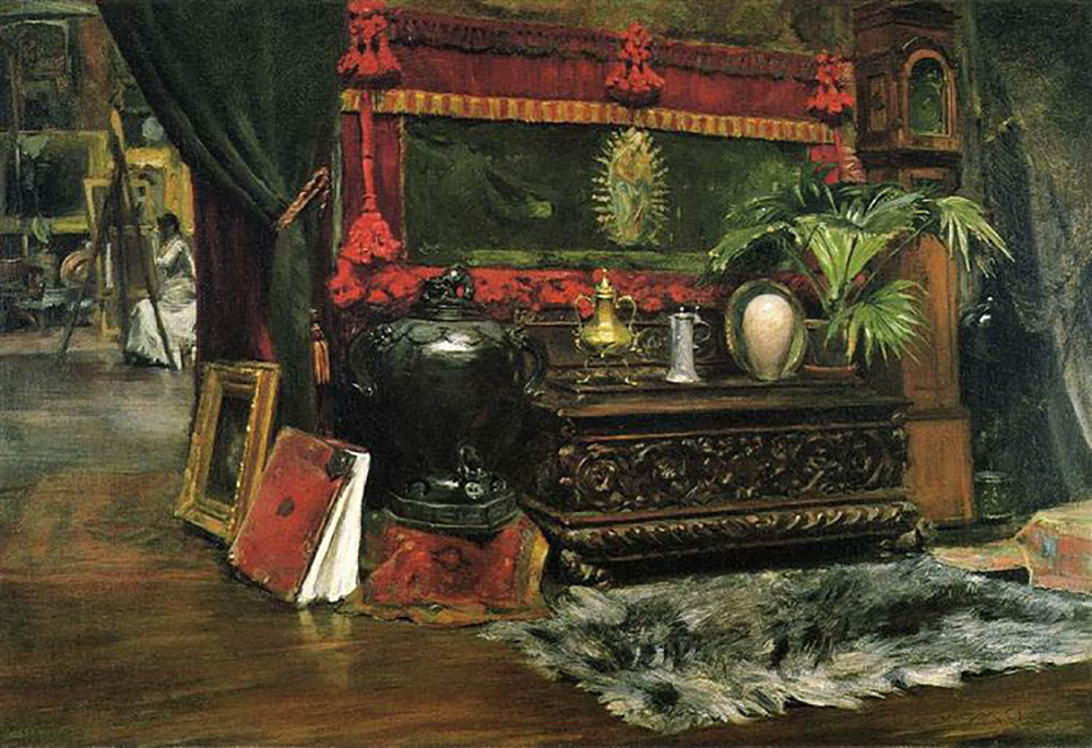 William Merritt Chase A Florentine Villa oil painting reproduction