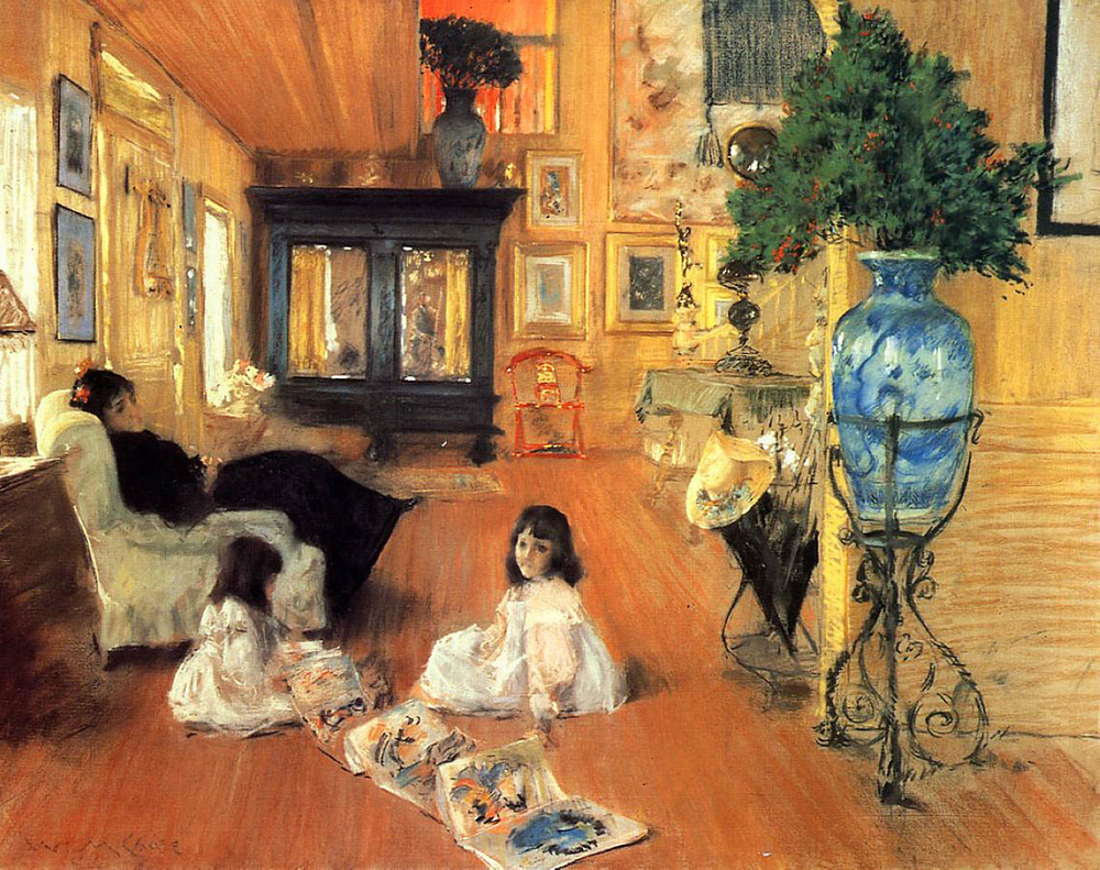 William Merritt Chase Hall At Shinnecock, 1892 oil painting reproduction