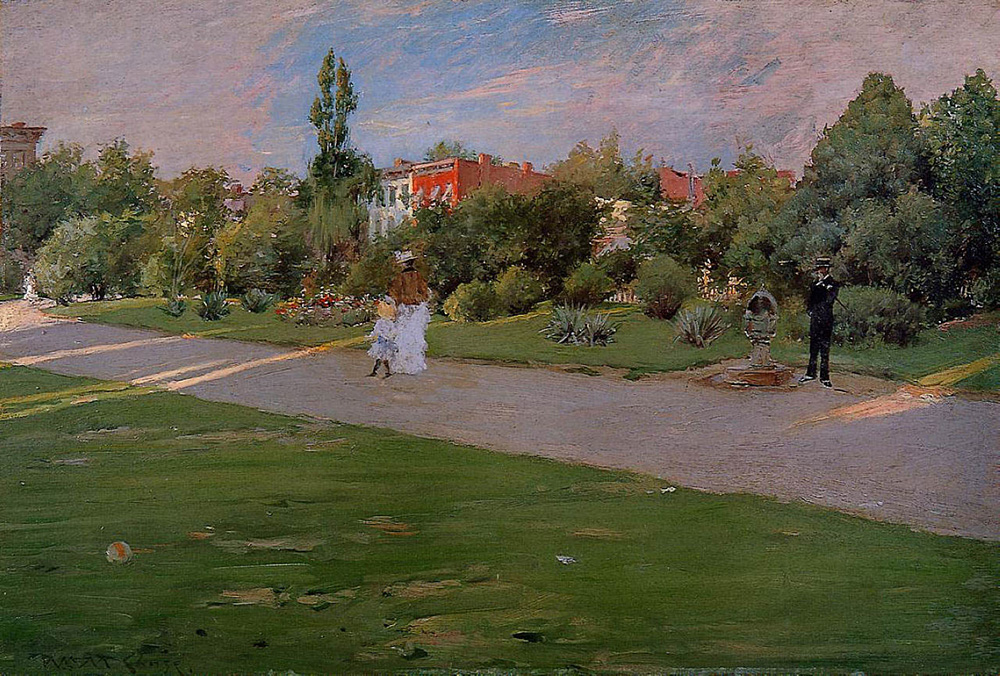 William Merritt Chase Prospect Park Aka Croquet Lawn Prospect Park oil painting reproduction
