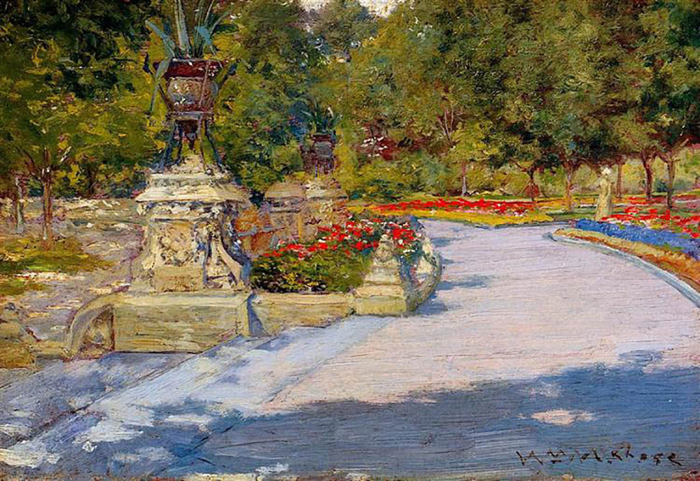William Merritt Chase Prospect Park, Brooklyn, 1887 oil painting reproduction