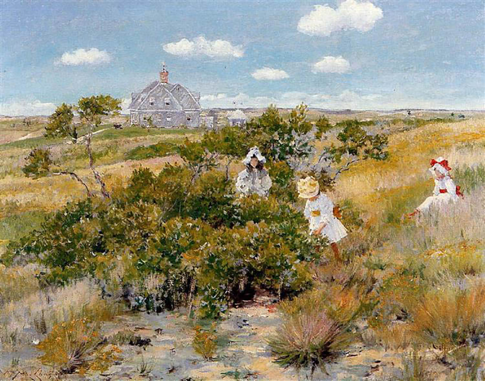 William Merritt Chase The Chase Homestead At Shinnecock oil painting reproduction