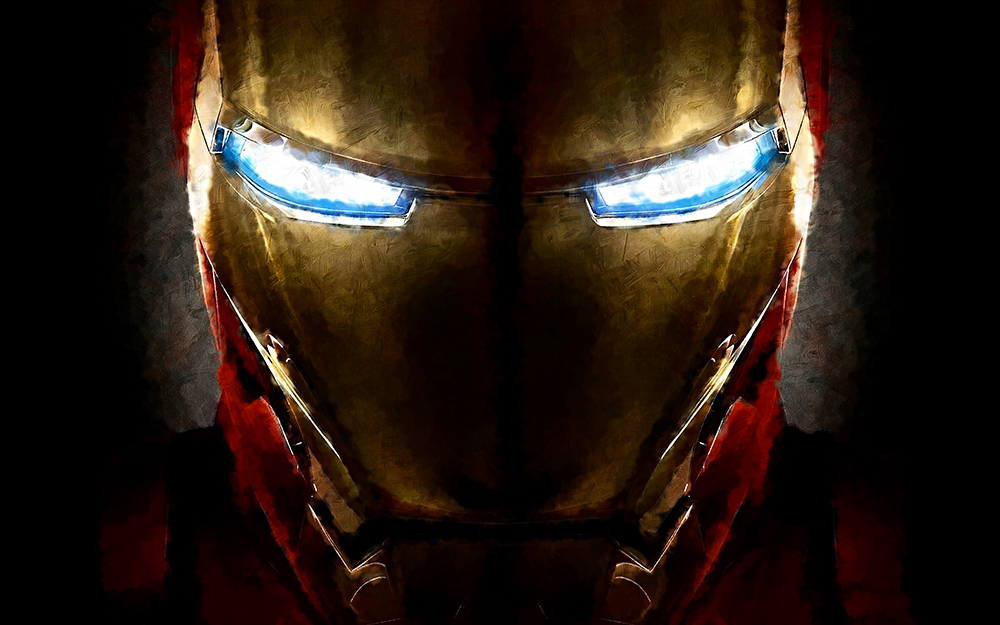 Comic Book Heroes Art - Iron Man - Iron Man Eyes painting for sale ironman02