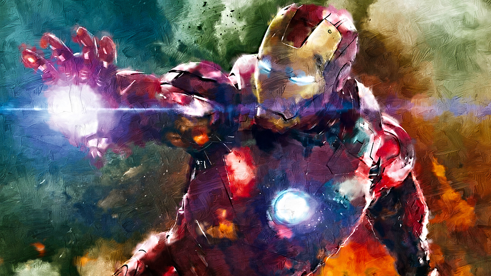 Comic Book Heroes Art - Iron Man - Iron Man 3 painting for sale ironman06