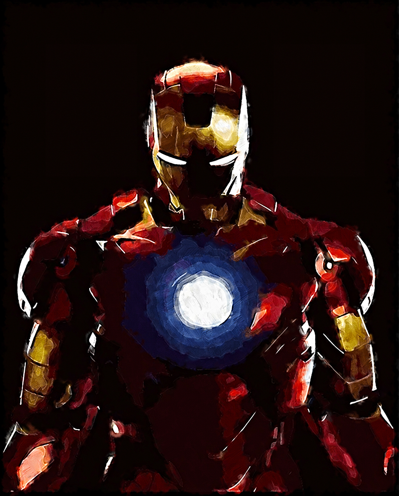 Comic Book Heroes Art - Iron Man - Iron Man 4 painting for sale ironman09