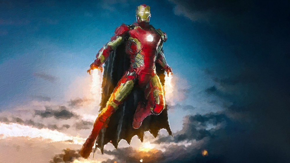 Comic Book Heroes Art - Iron Man - Iron Man 7 painting for sale ironman13