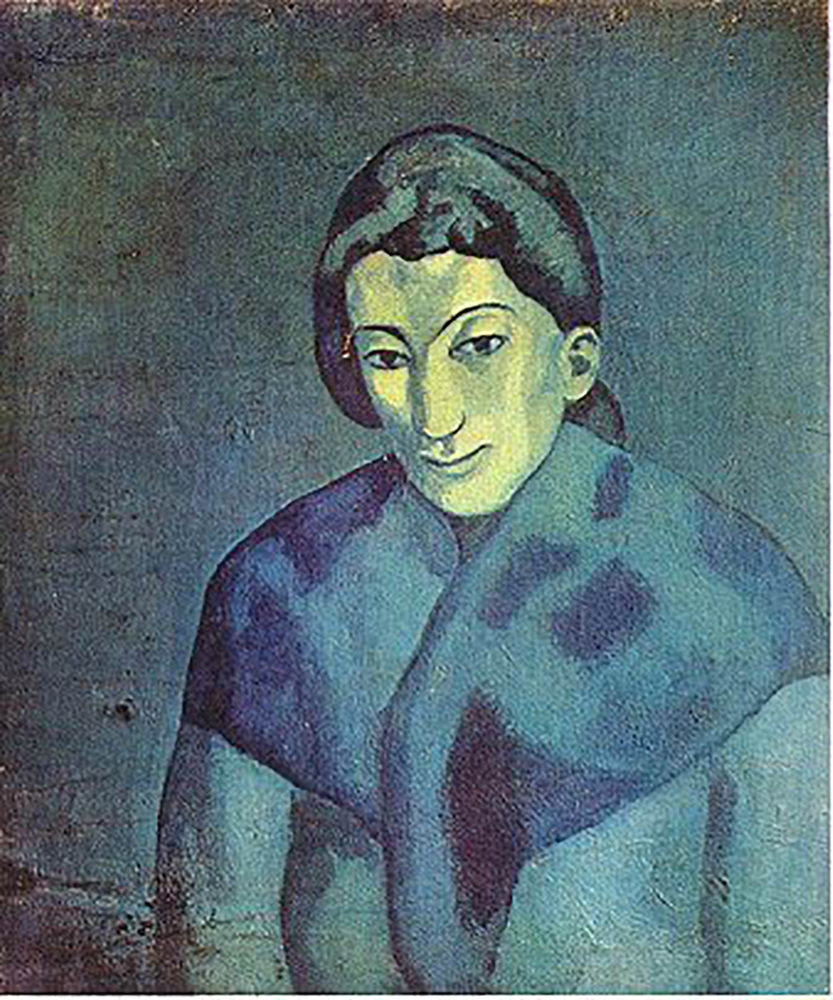 Pablo Picasso Femme dans un châle 1902 oil painting reproduction