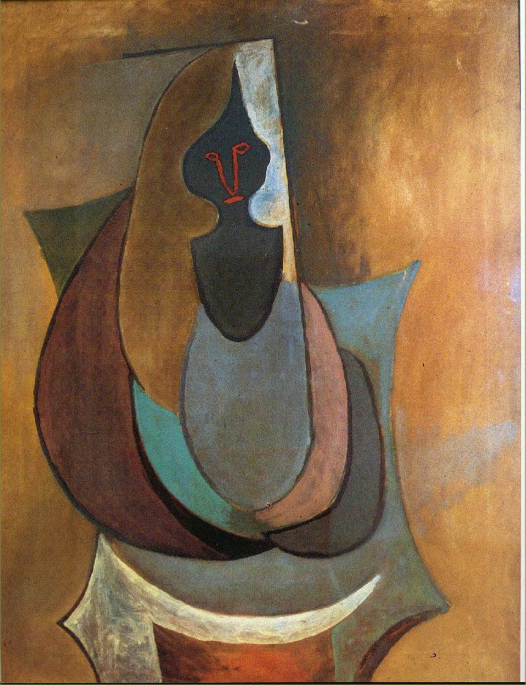 Pablo Picasso Cubist Person 1917 oil painting reproduction