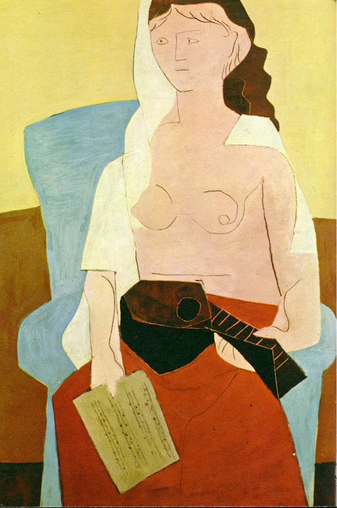 Pablo Picasso Femme à la mandoline 1925 oil painting reproduction