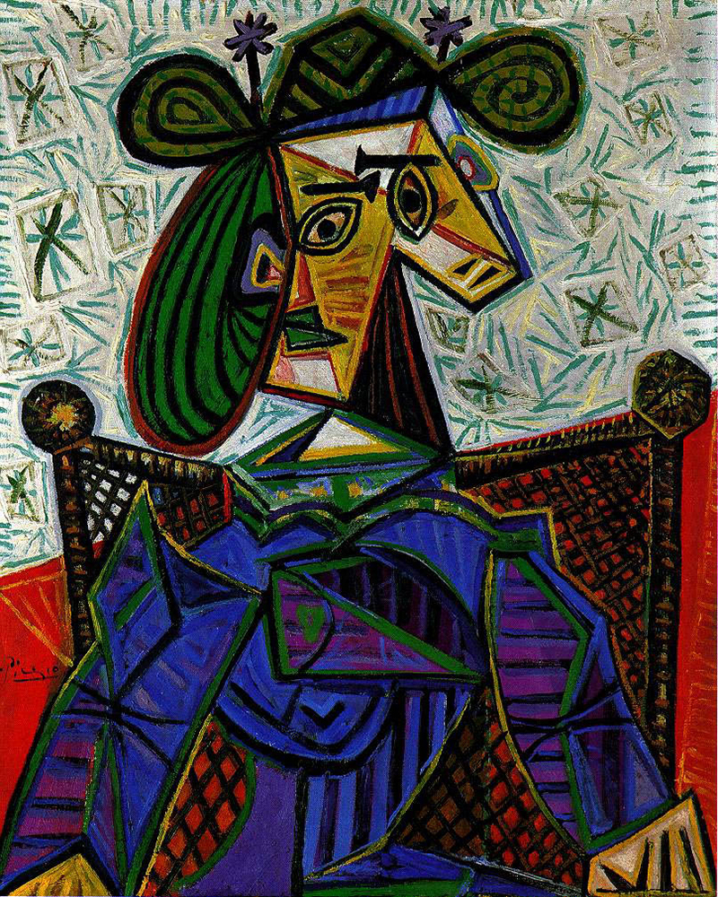 Pablo Picasso Femme assise dans un fauteuil 12-October 1941 oil painting reproduction