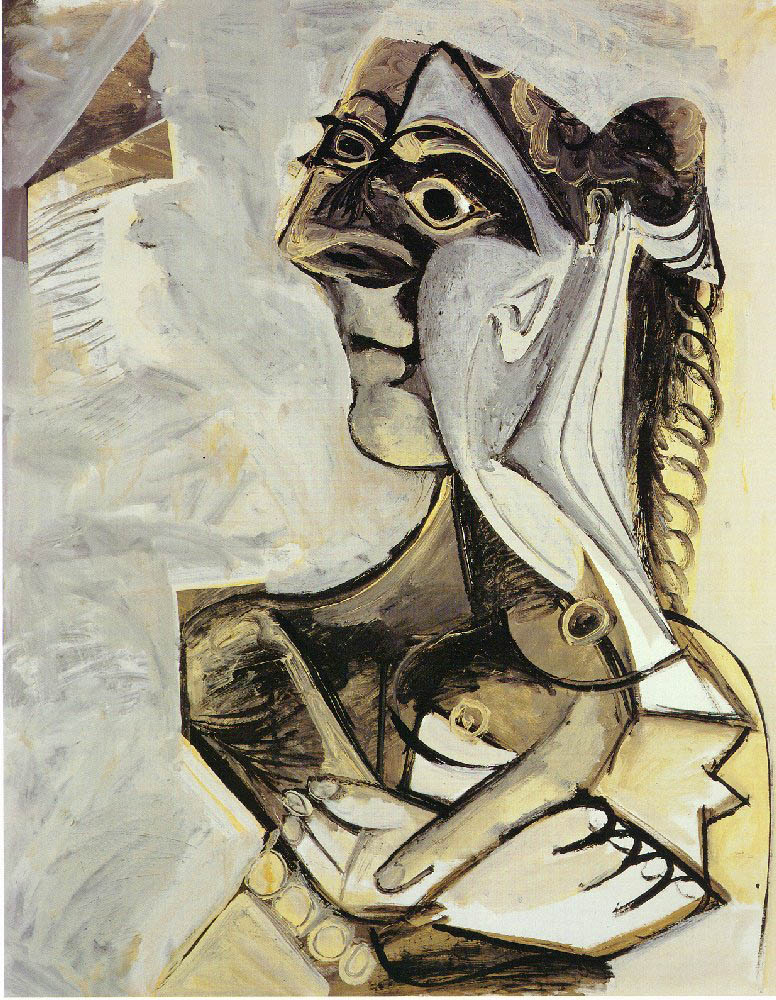 Pablo Picasso Femme avec tresse 14-September 1971 oil painting reproduction