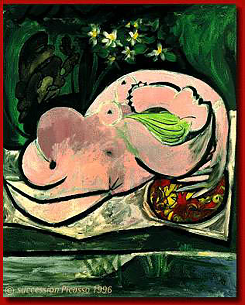 Pablo Picasso Femme nue dans un jardin 4-August 1934 oil painting reproduction