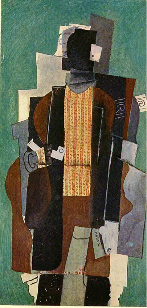 Pablo Picasso Homme à la pipe (Le fumeur) Spring 1914 oil painting reproduction