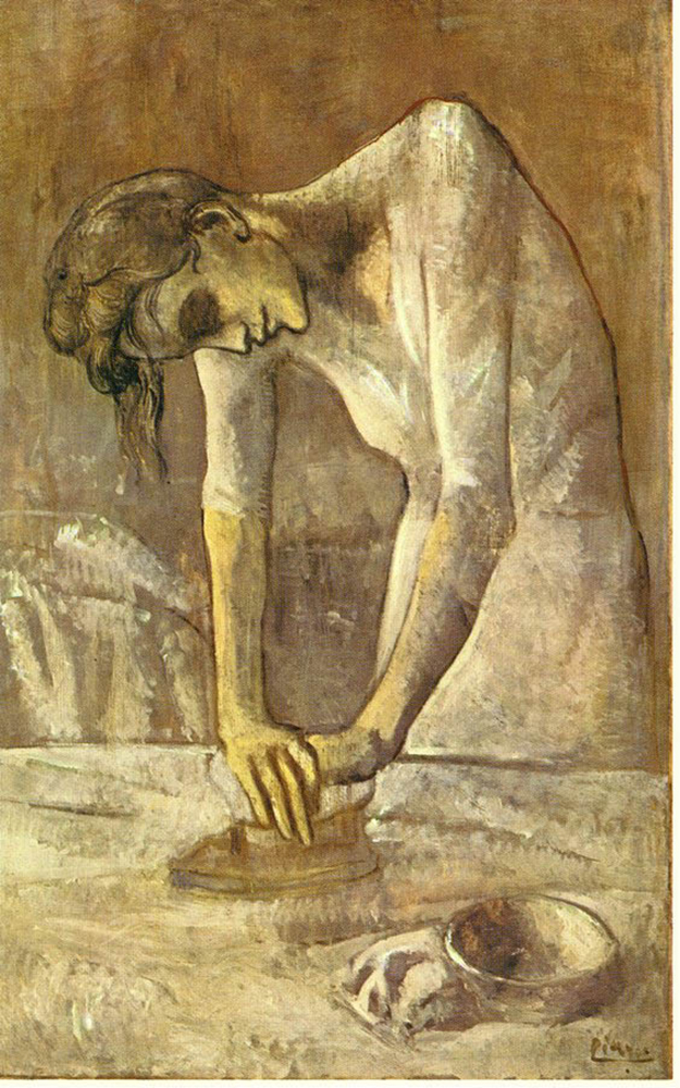 Pablo Picasso La repasseuse 1904 oil painting reproduction
