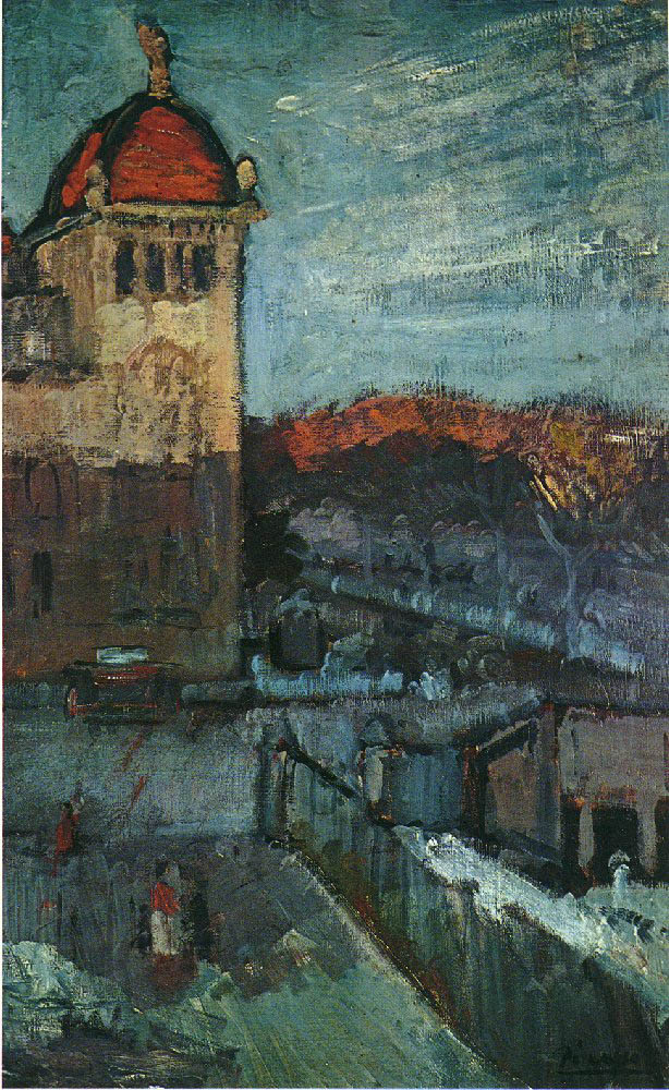 Pablo Picasso Le Palais d'Arts, Barcelona 1903 oil painting reproduction
