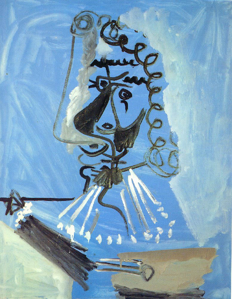 Pablo Picasso Le peintre 21-March 1967 oil painting reproduction
